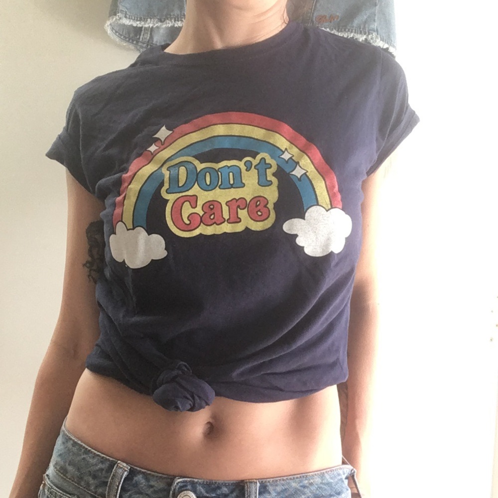 Don’t Care graphic tee